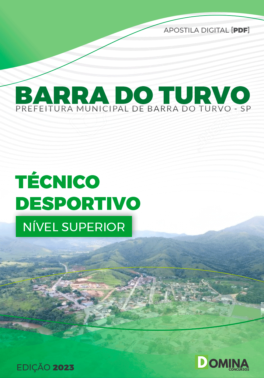 Apostila Pref Barra do Turvo SP 2023 Técnico Desportivo