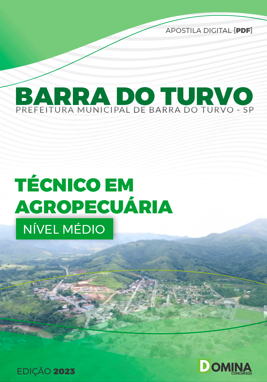 Apostila Pref Barra do Turvo SP 2023 Técnico Agropecuária