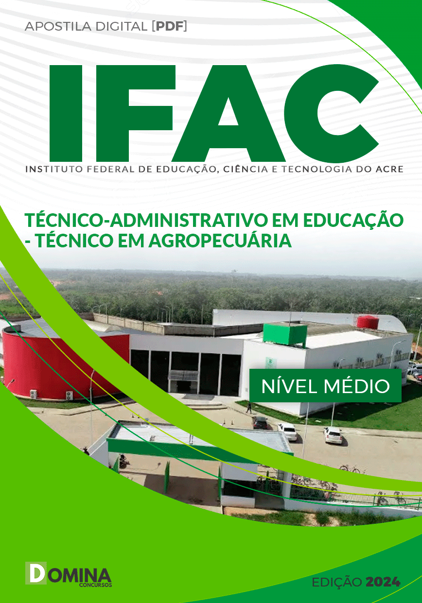 Apostila IFAC 2024 Técnico Adm Técnico Agropecuária