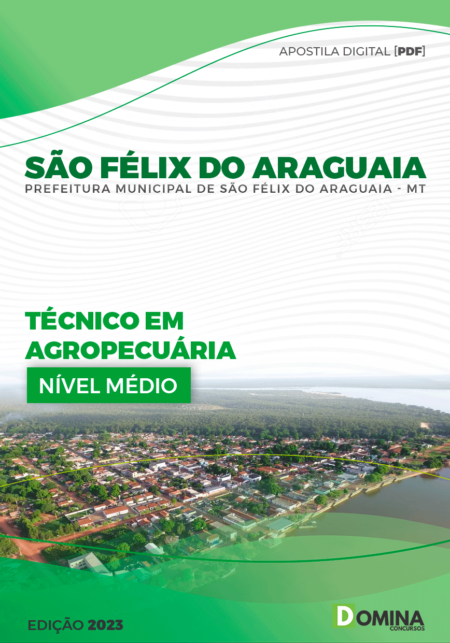 Apostila Pref São Félix do Araguaia MT 2023 Técnico Agropecuária