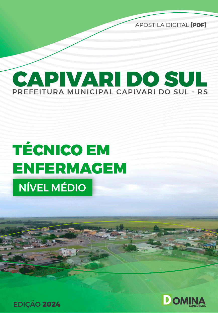 Apostila Pref Capivari do Sul RS 2024 Técnico Enfermagem