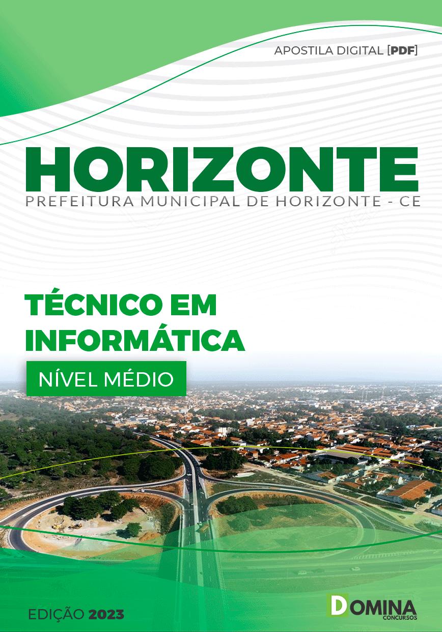 Apostila Pref Horizonte CE 2023 Técnico Informática