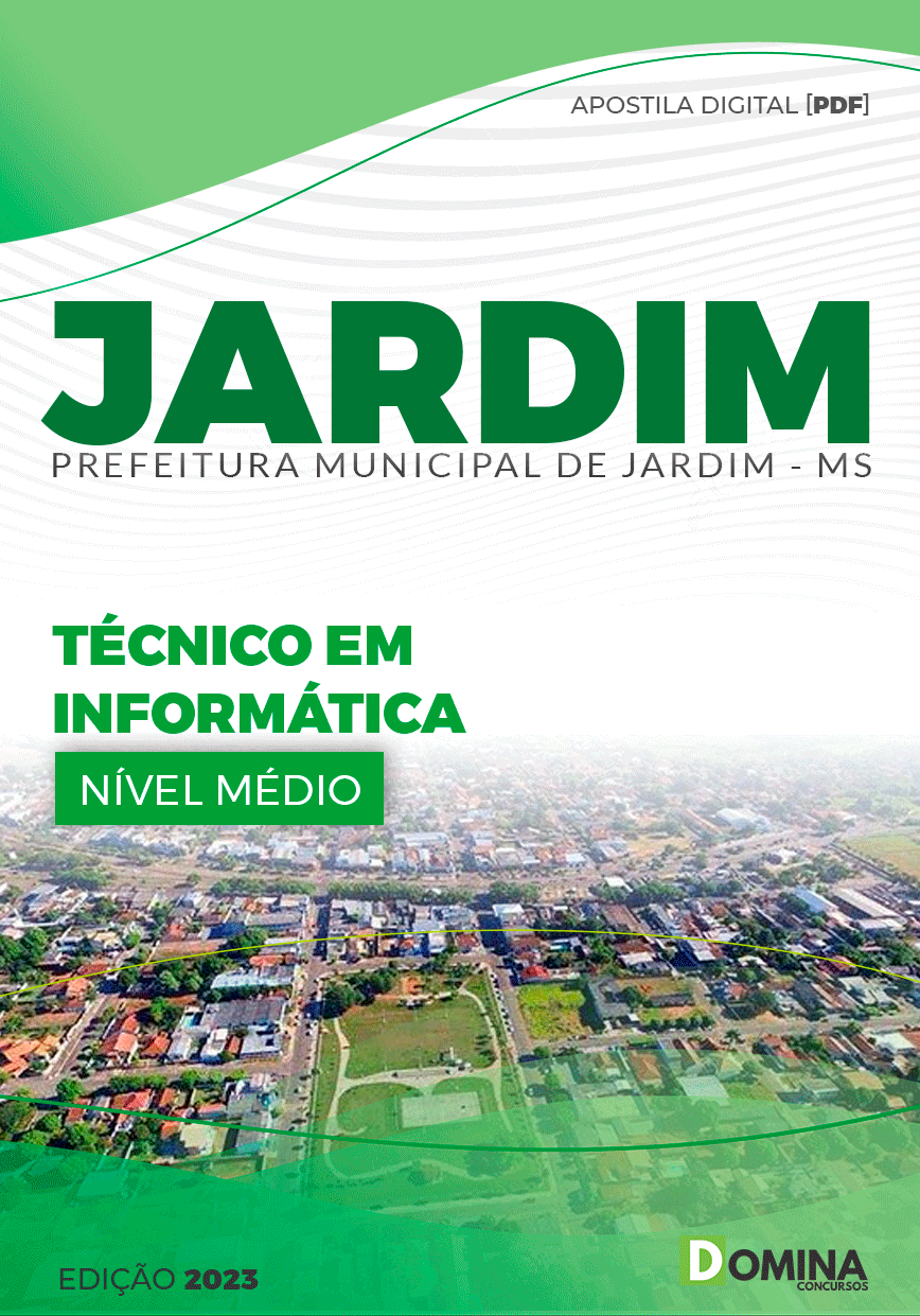 Apostila Concurso JARDIM MS 2023 Técnico Informática