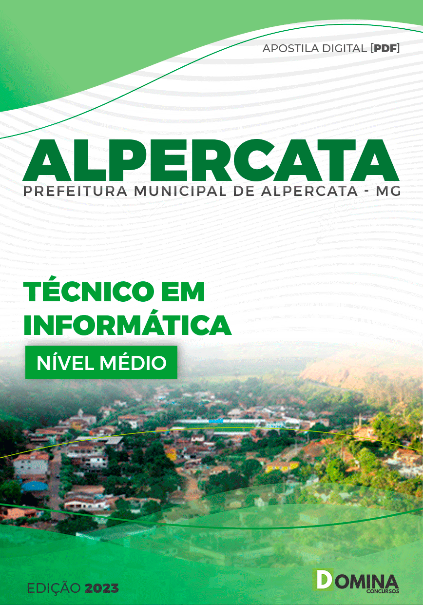 Apostila Pref Alpercata MG 2023 Técnico Informática