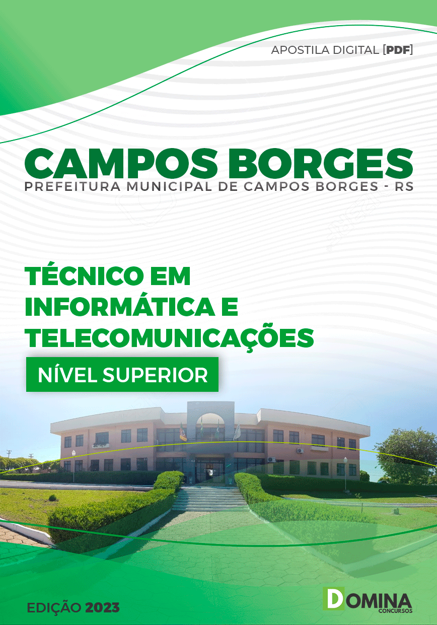 Pref Campos Borges RS 2023 Tec Informática Telecomunicações