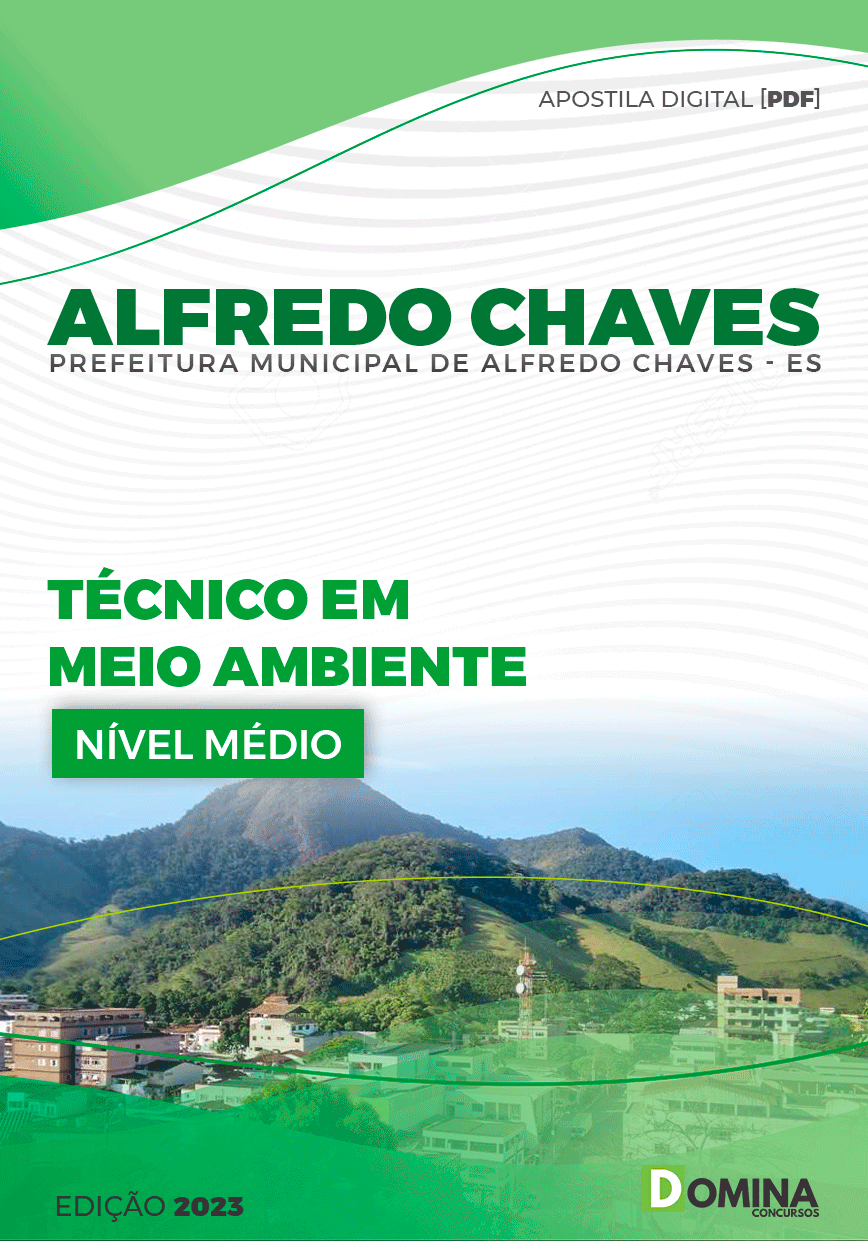 Apostila Pref Alfredo Chaves ES 2023 Técnico em Meio Ambiente