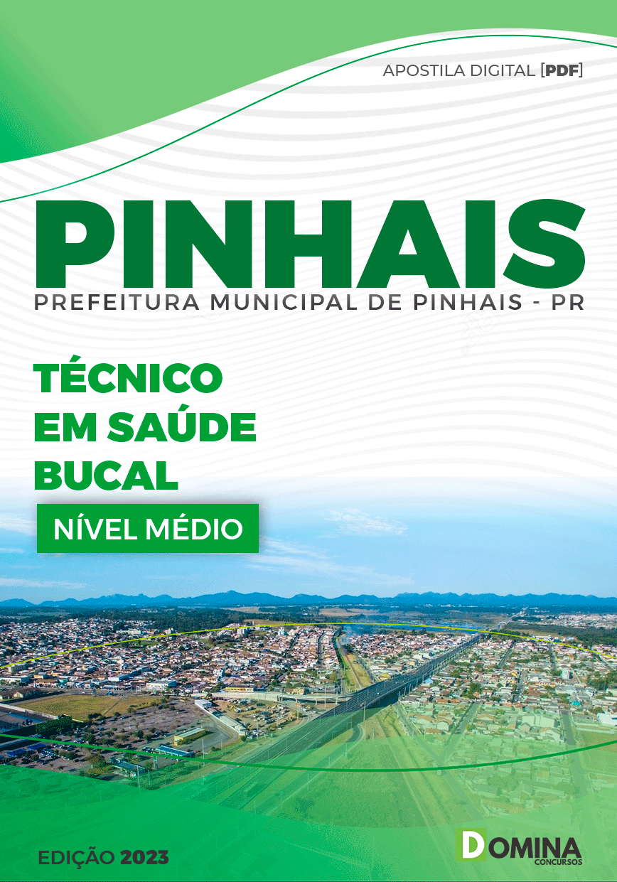 Apostila Pref Pinhais PR 2023 Técnico em Saúde Bucal