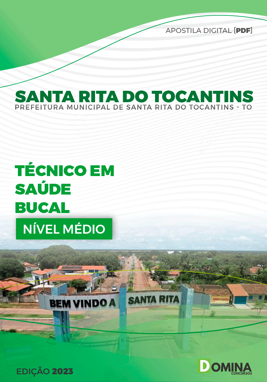Apostila Pref Santa Rita do Tocantins TO 2023 Técnico Saúde Bucal