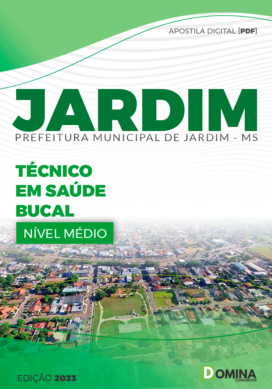Apostila Concurso JARDIM MS 2023 Técnico Saúde Bucal
