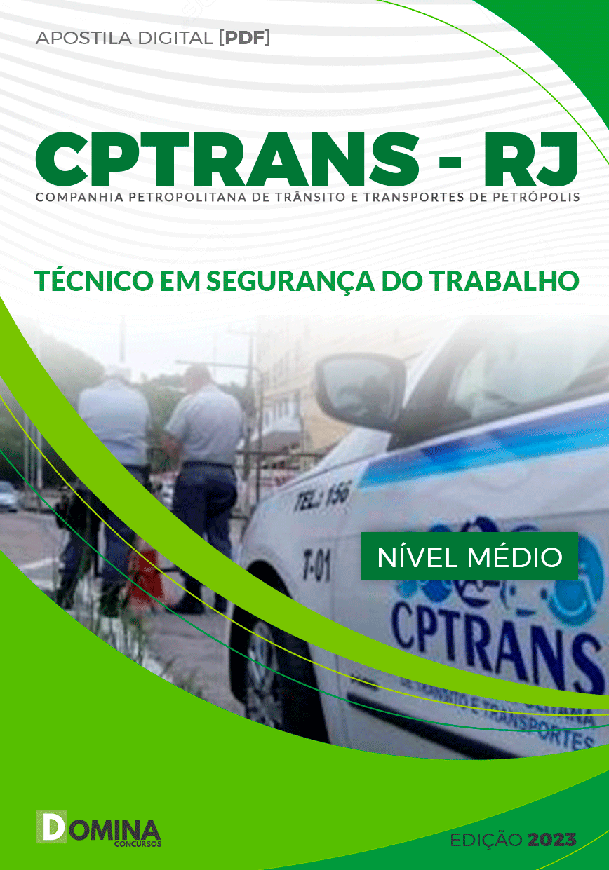 Apostila Concurso CPTRANS RJ 2023 Técnico Segurança Trabalho