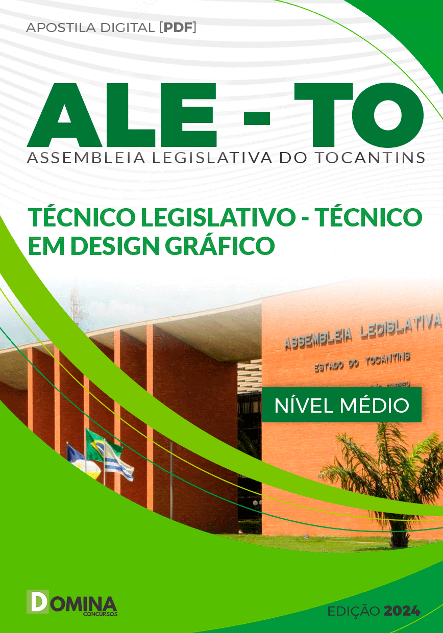 Apostila ALE TO 2024 Técnico Legislativo Técnico Design Gráfico
