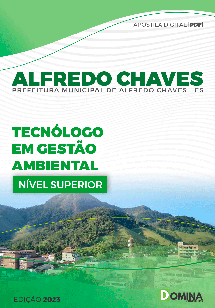 Apostila Pref Alfredo Chaves ES 2023 Tecnólogo Ambiental