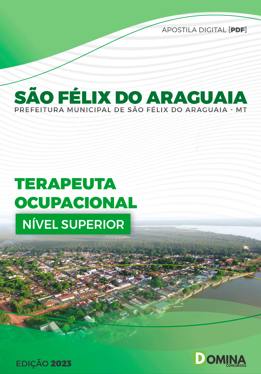Apostila Pref São Félix do Araguaia MT 2023 Terapeuta Ocupacional