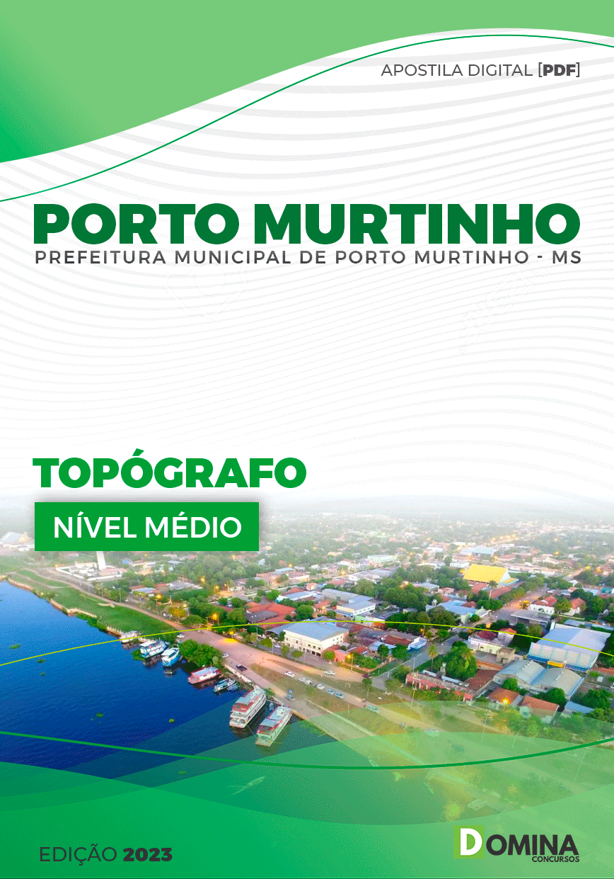 Apostila Pref Porto Murtinho MG 2023 Topógrafo