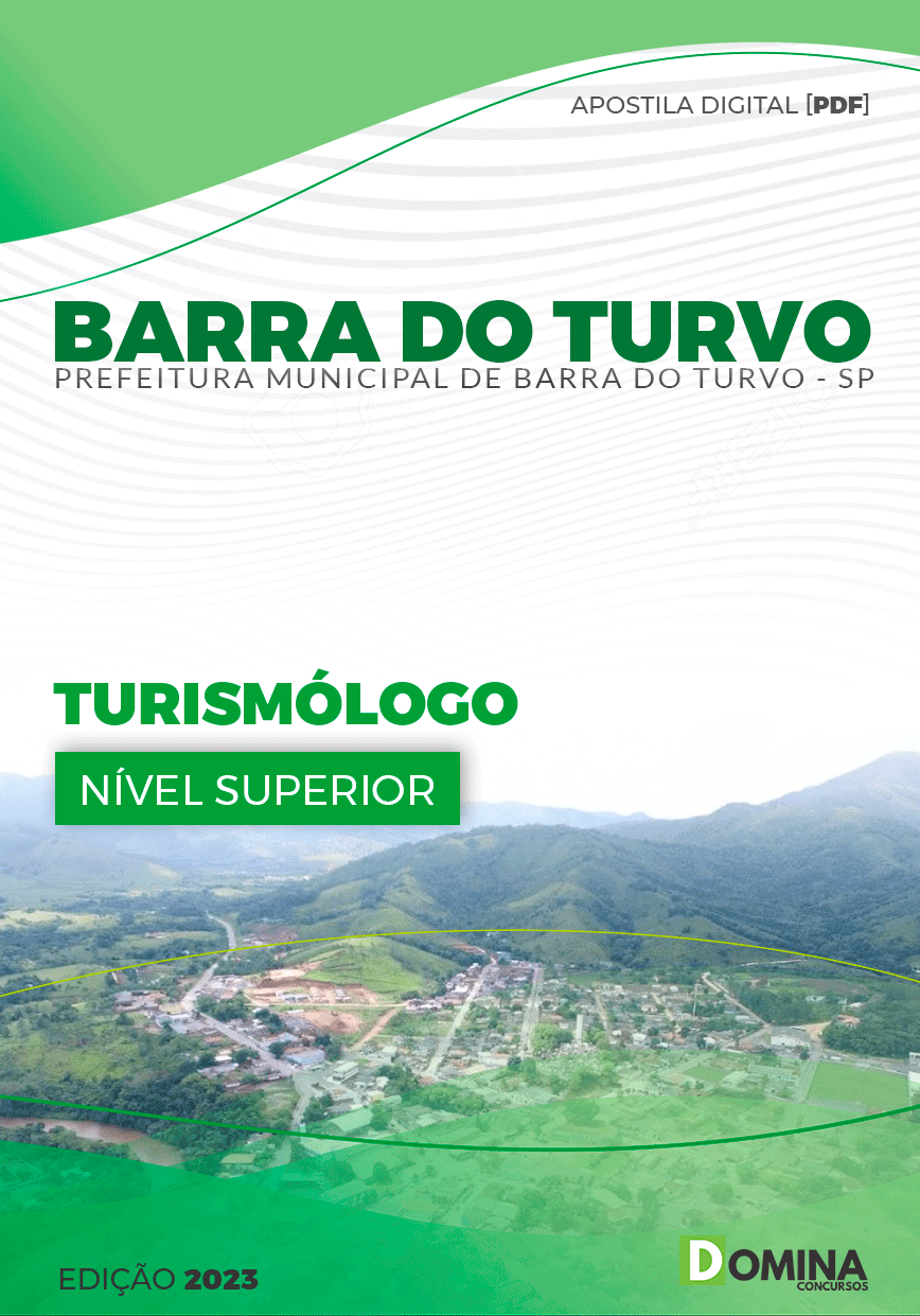 Apostila Pref Barra do Turvo SP 2023 Turismólogo
