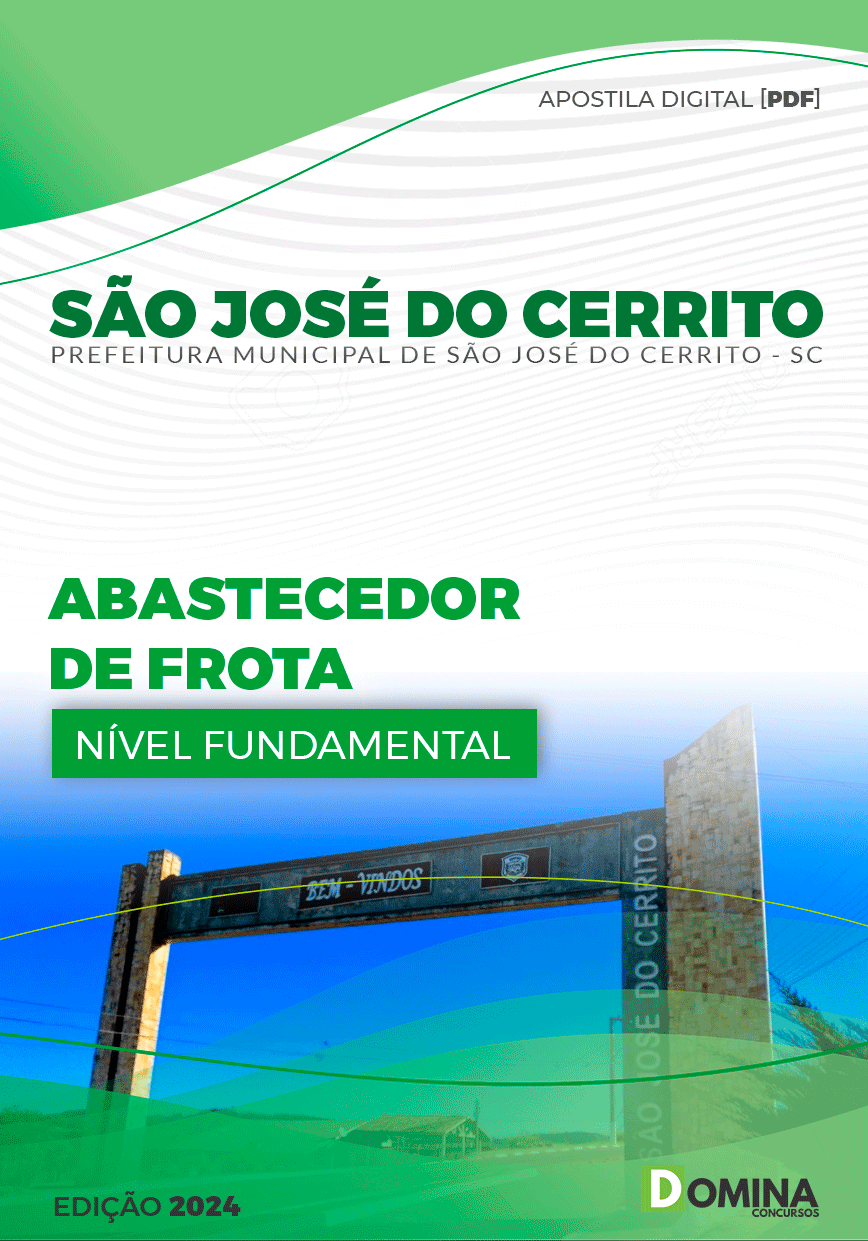 Pref São José do Cerrito SC 2024 Abastecedor de Frota