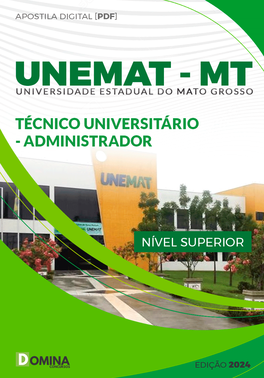 Apostila UNEMAT MT 2024 Técnico Universitário Administrador