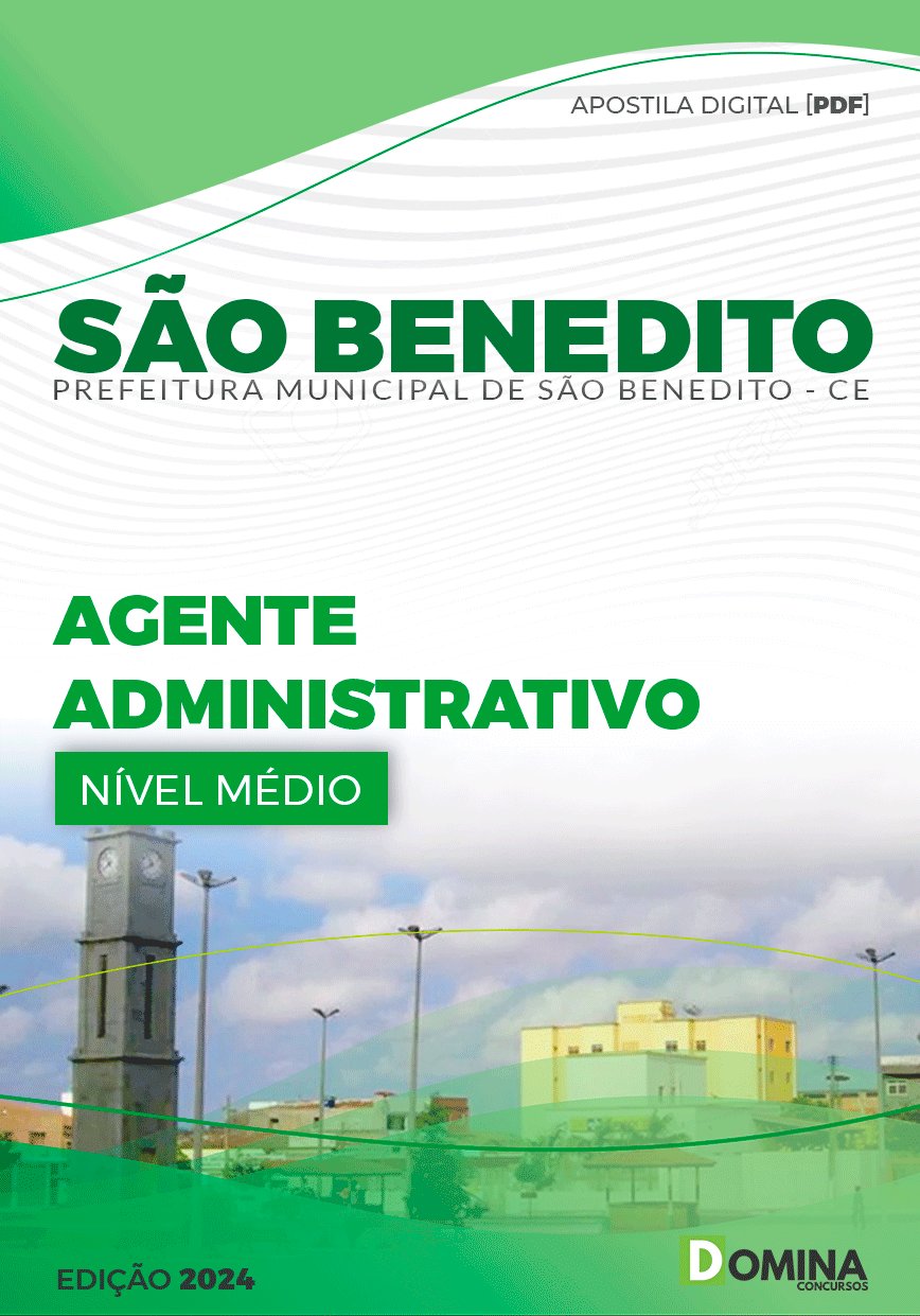 Apostila Pref São Benedito CE 2024 Agente Administrativo