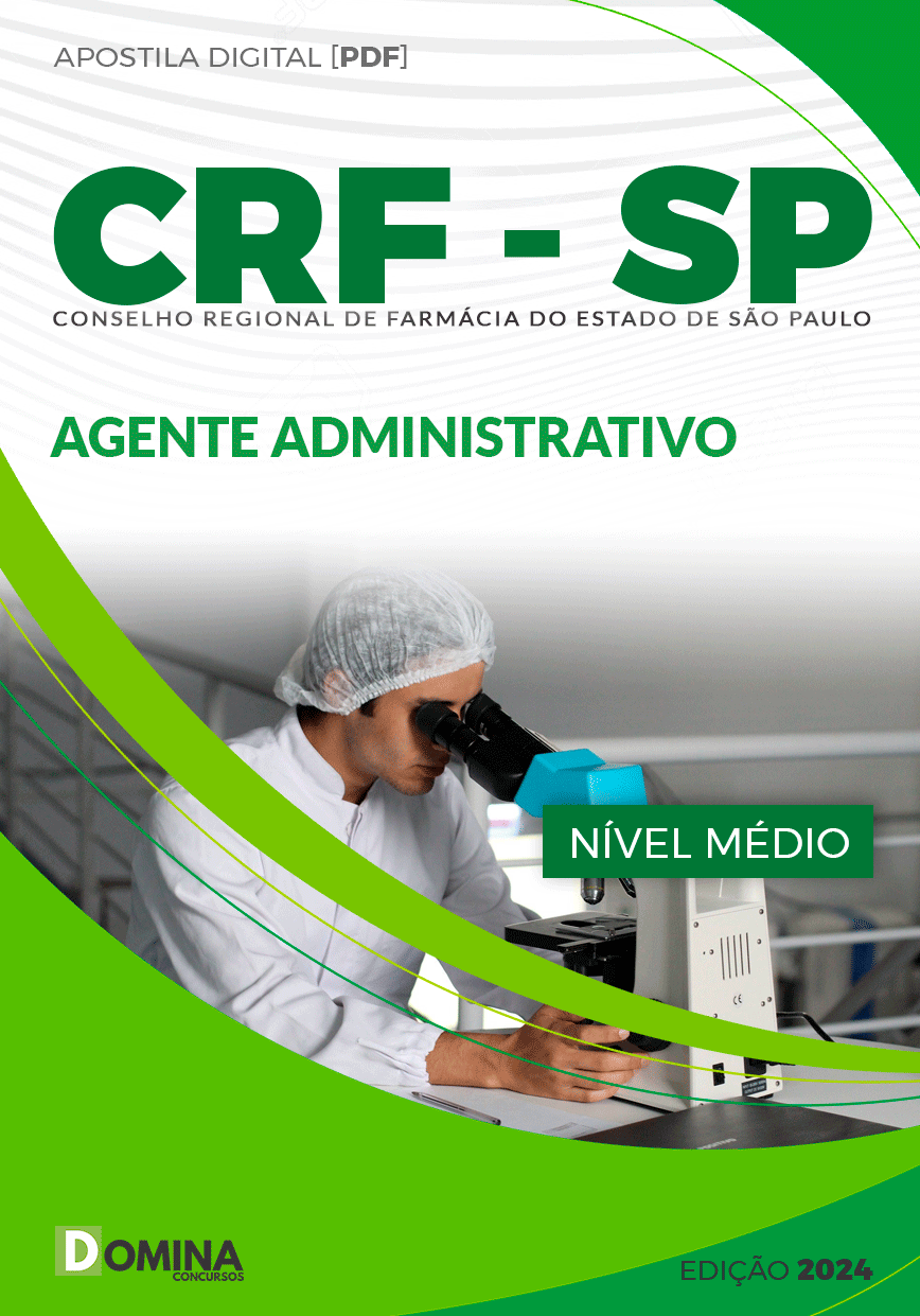 Apostila CRF SP 2024 Agente Administrativo
