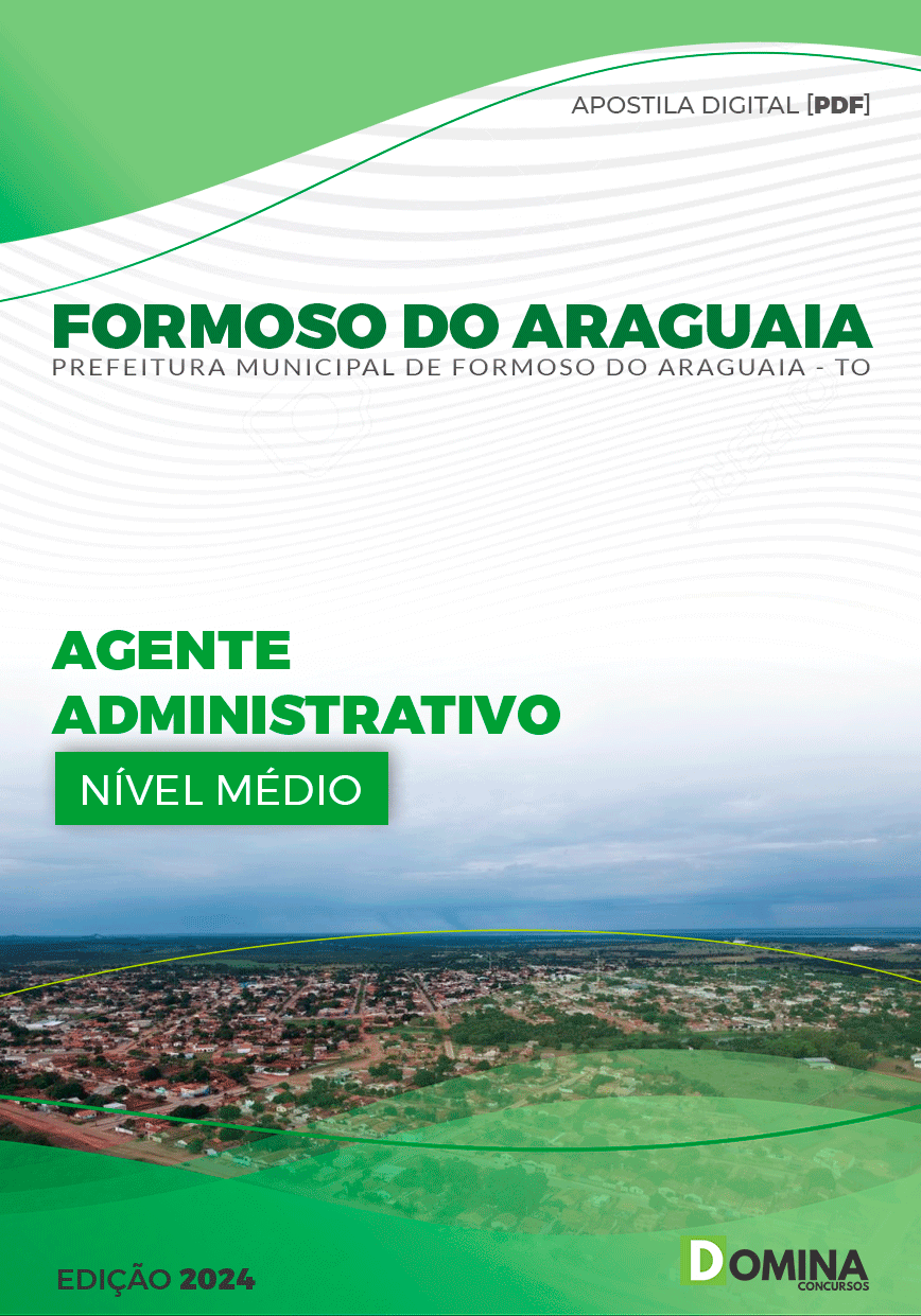 Pref Formoso do Araguaia TO 2024 Agente Administrativo