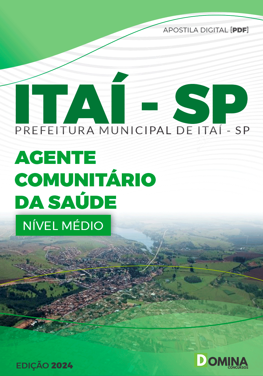 Apostila Pref Itaí SP 2024 Agente Comunitário da Saúde
