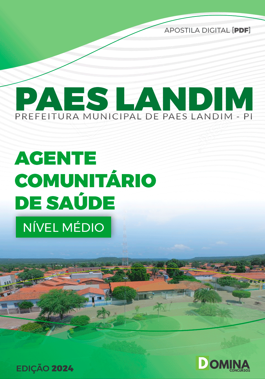 Apostila Pref Paes Landim PI 2024 Agente Comunitário Saúde