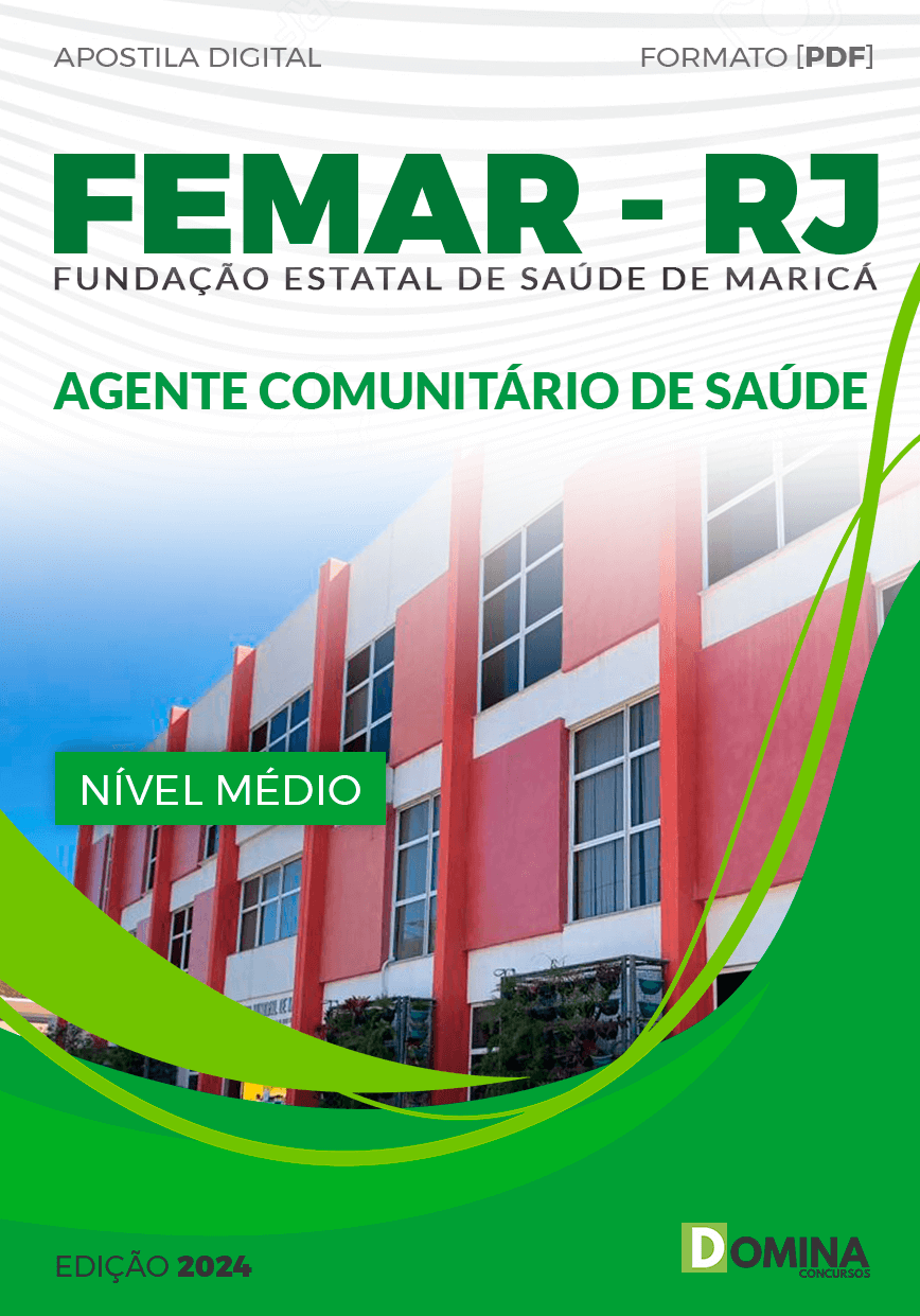 Apostila FEMAR RJ 2024 Agente Comunitário Saúde