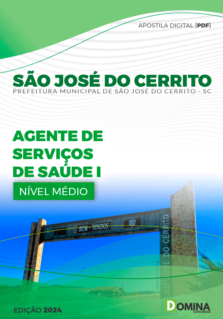 Pref São José do Cerrito SC 2024 Agente de Serviços de Saúde I