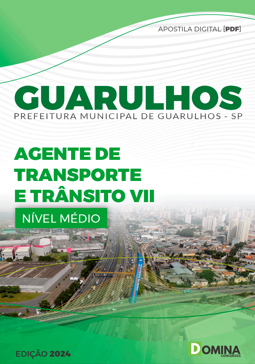 Apostila Pref Guarulhos SP 2024 Agente de Transporte e Trânsito