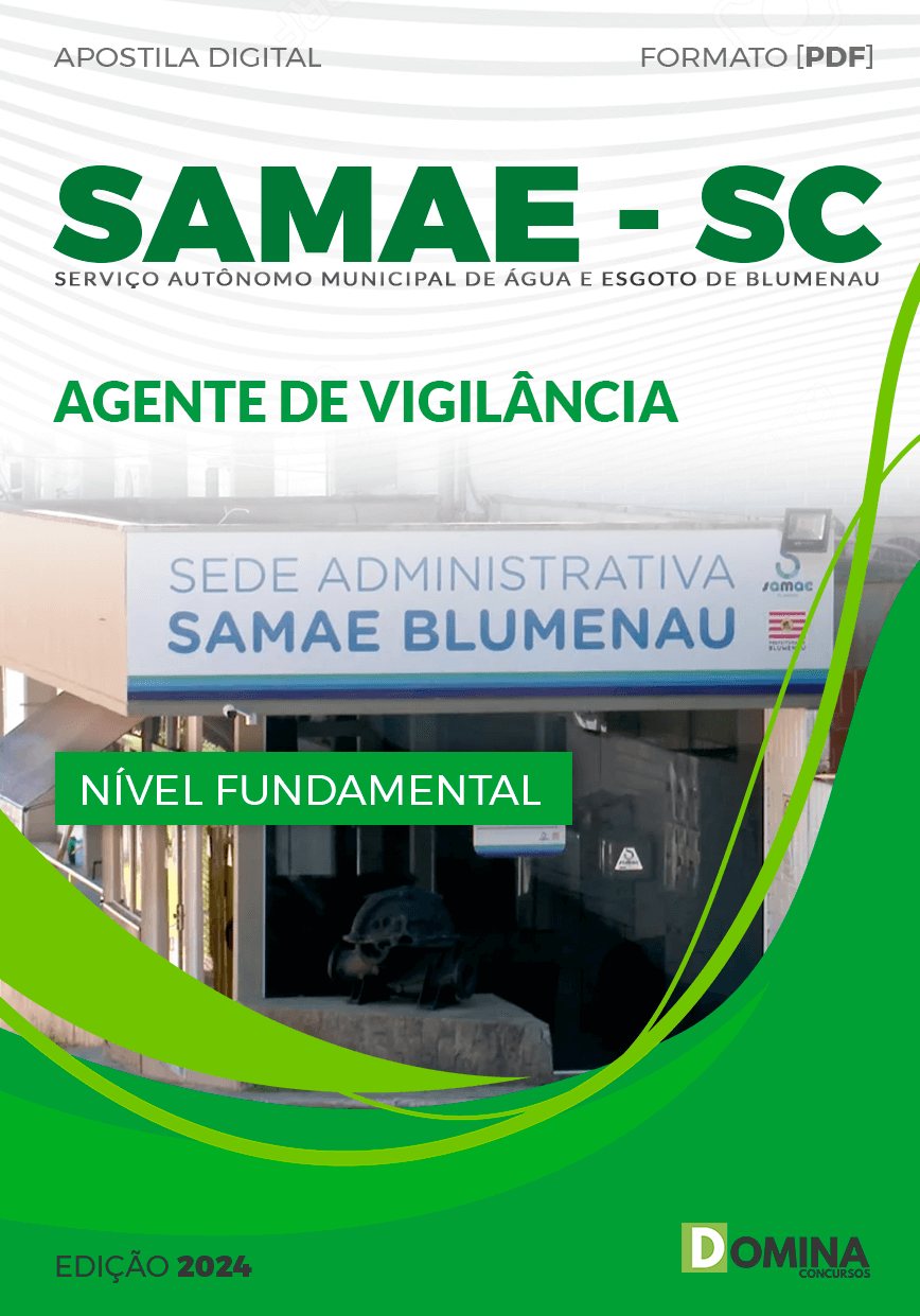 Apostila Concurso SAMAE SC 2023 Agente Vigilância
