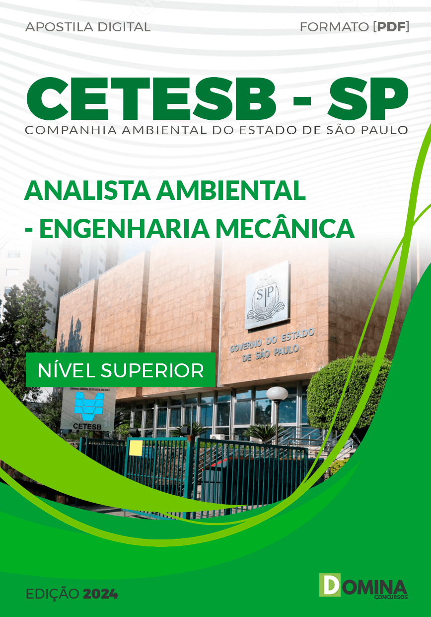 CETESB SP 2024 Analista Ambiental Engenharia Mecânica