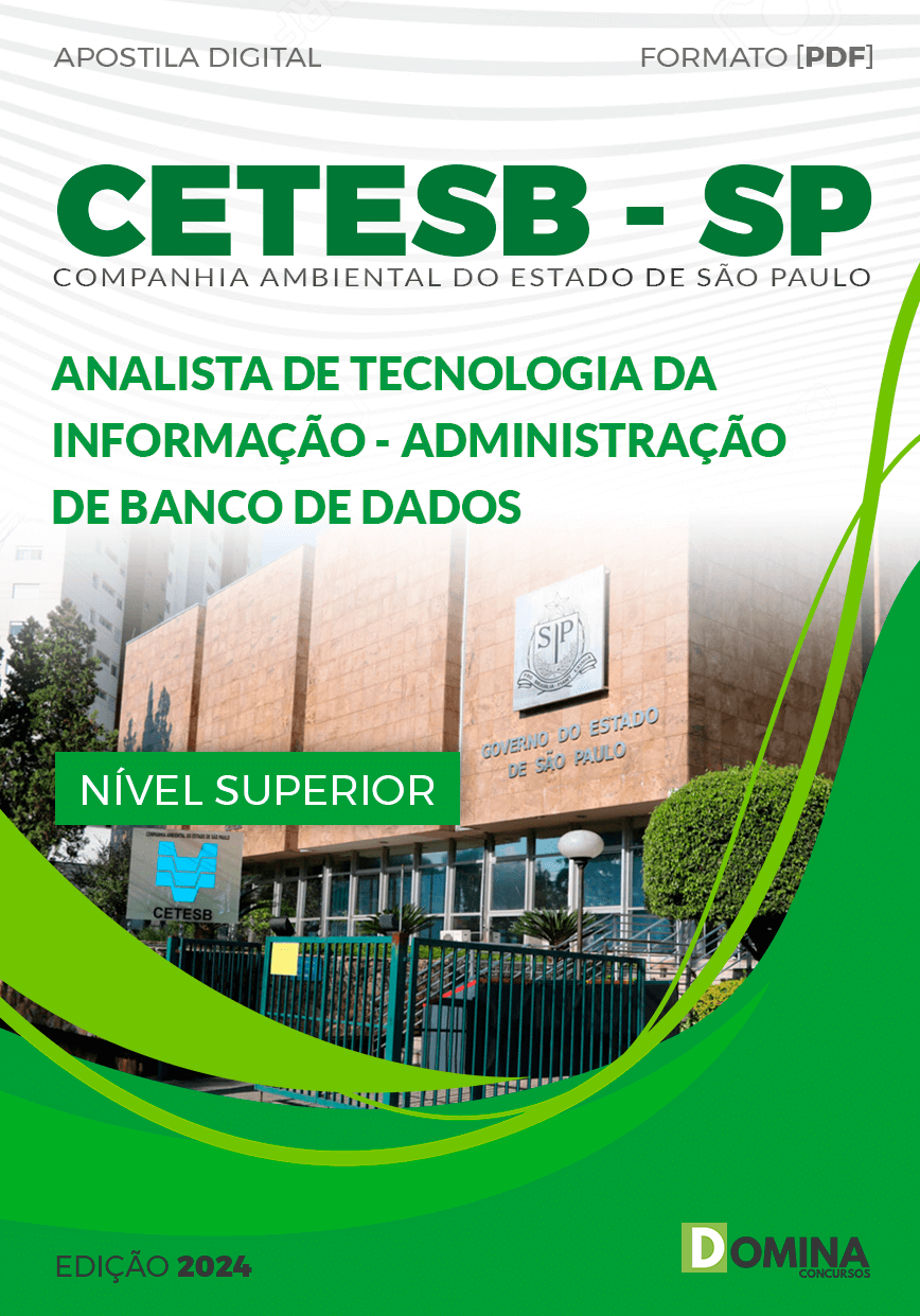CETESB SP 2024 Analista TI Administração de Banco de Dados