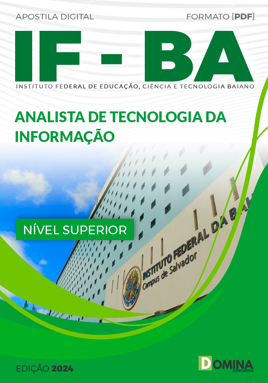 Apostila IF Baiano BA 2024 Analista de Tecnologia da Informação