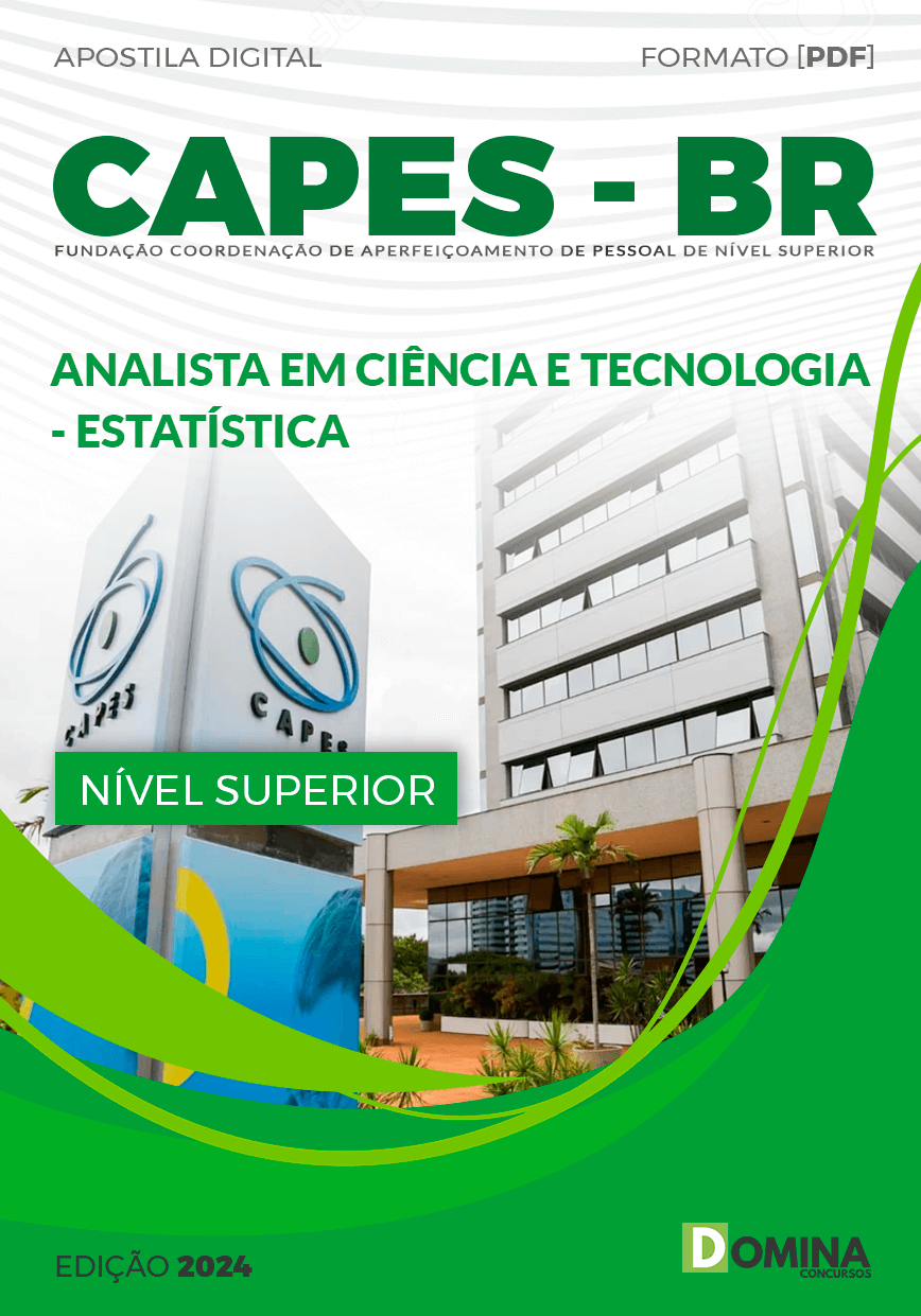 Apostila CAPES 2024 Analista Ciência Tecnologia Estatística