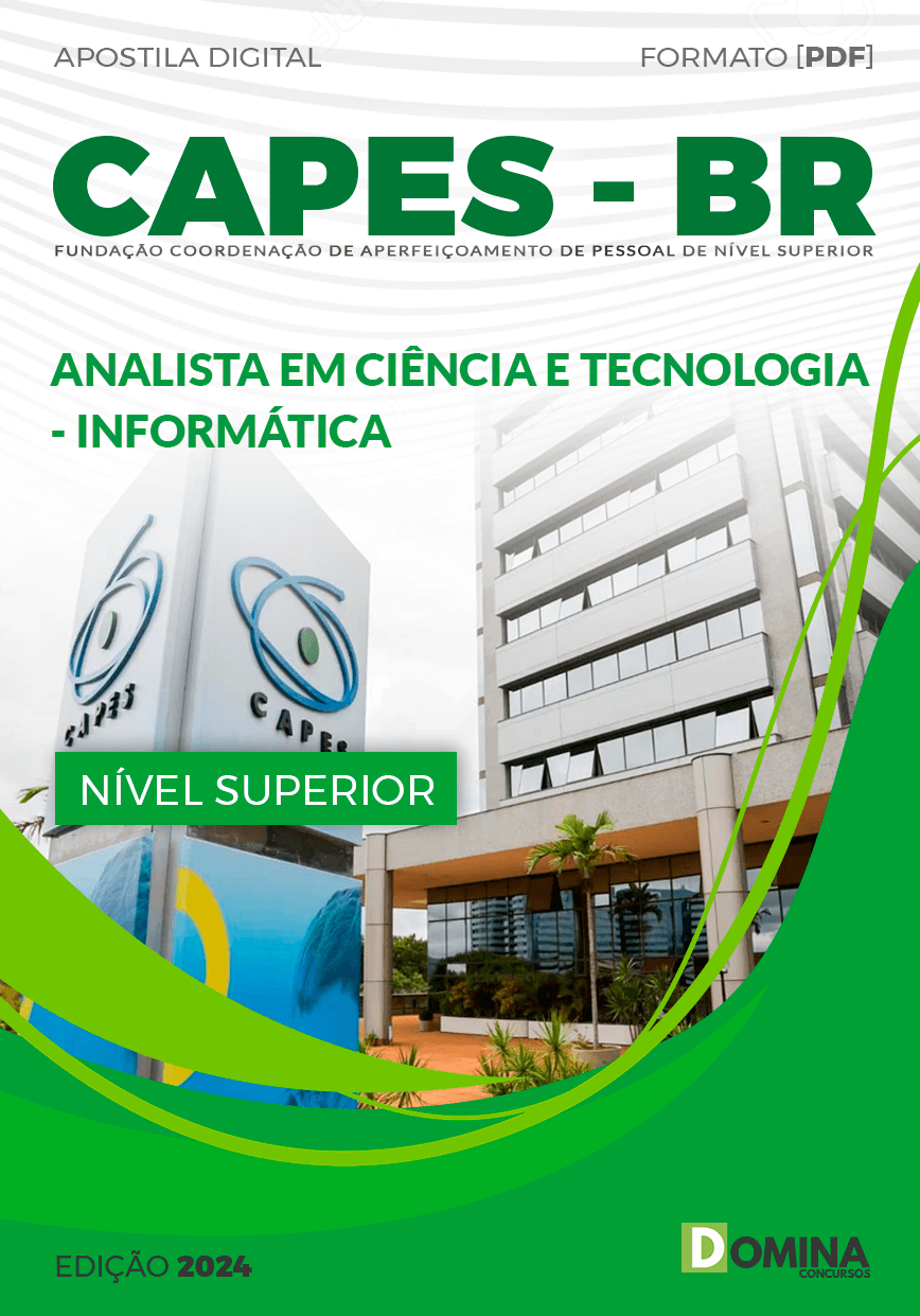 Apostila CAPES 2024 Analista Ciência Tecnologia Informática