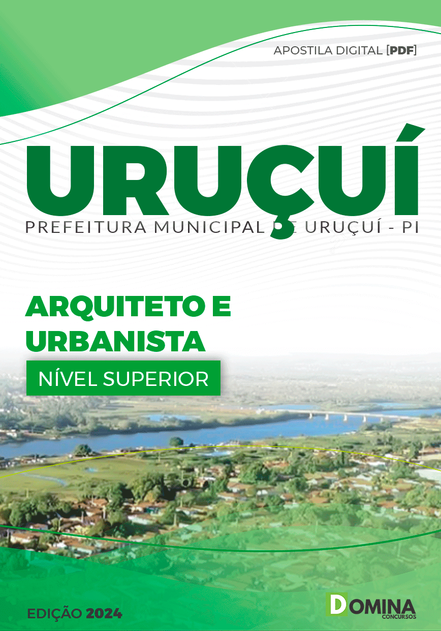 Apostila Pref Uruçuí PI 2024 Arquiteto e Urbanista