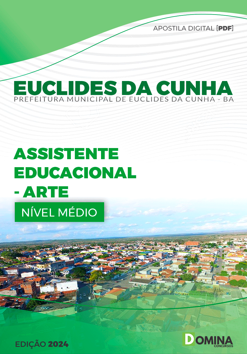 Pref Euclides da Cunha BA 2024 Assistente Educacional Arte