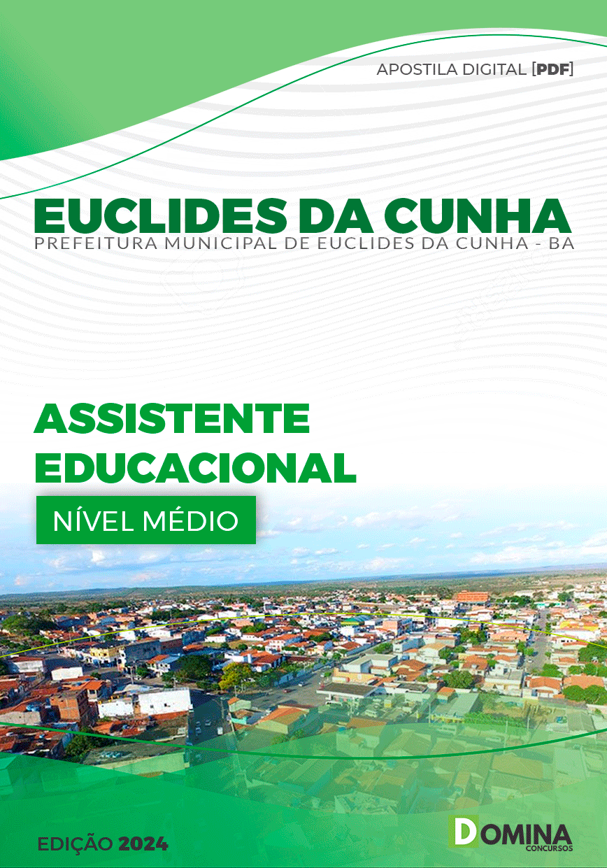 Pref Euclides da Cunha BA 2024 Assistente Educacional