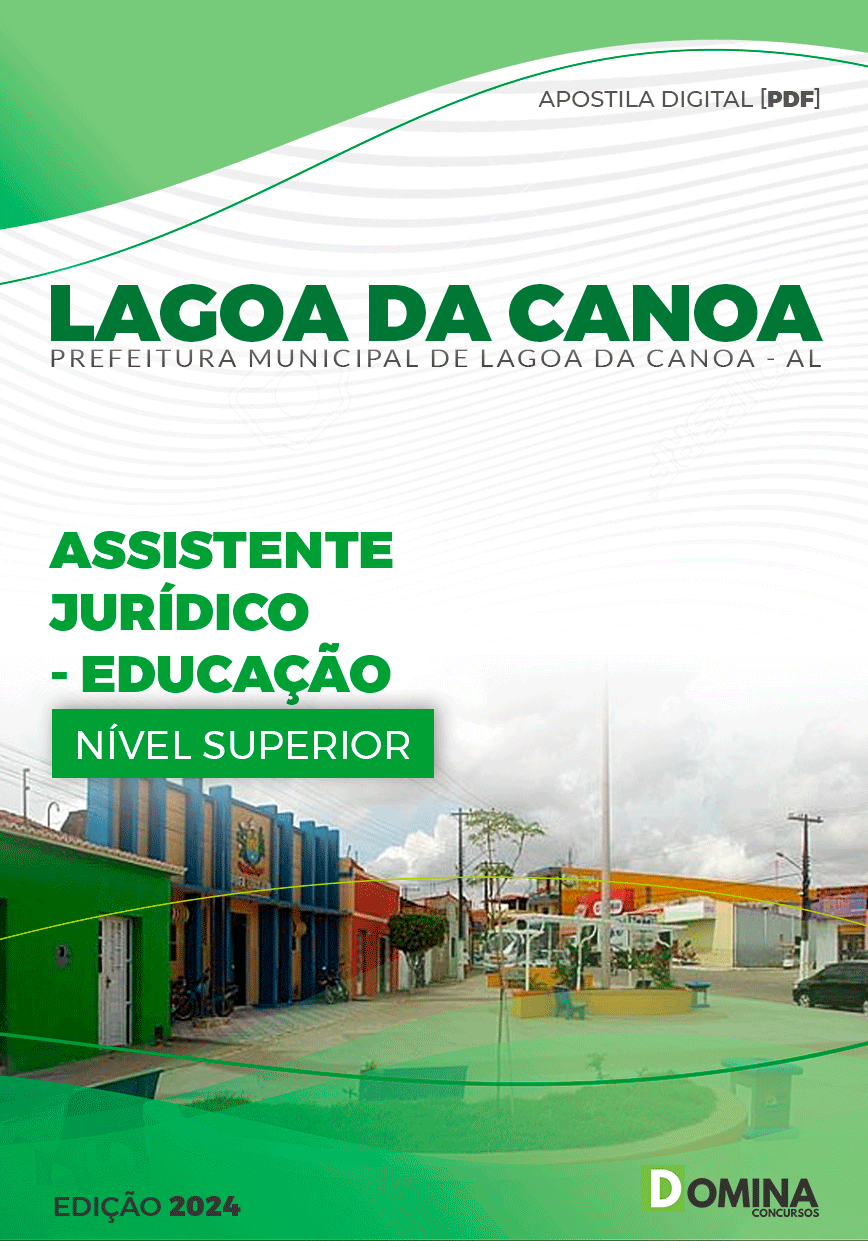 Apostila Pref Lagoa da Canoa AL 2024 Assistente Jurídico