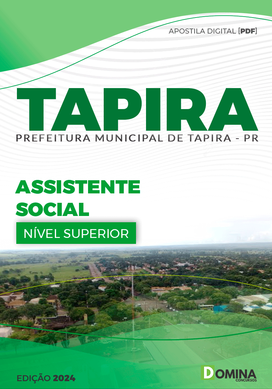 Apostila Concurso Pref Tapira PR 2024 Assistente Social