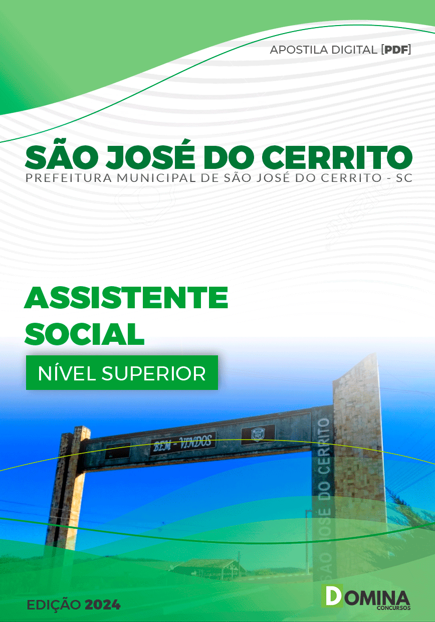 Pref São José do Cerrito SC 2024 Assistente Social