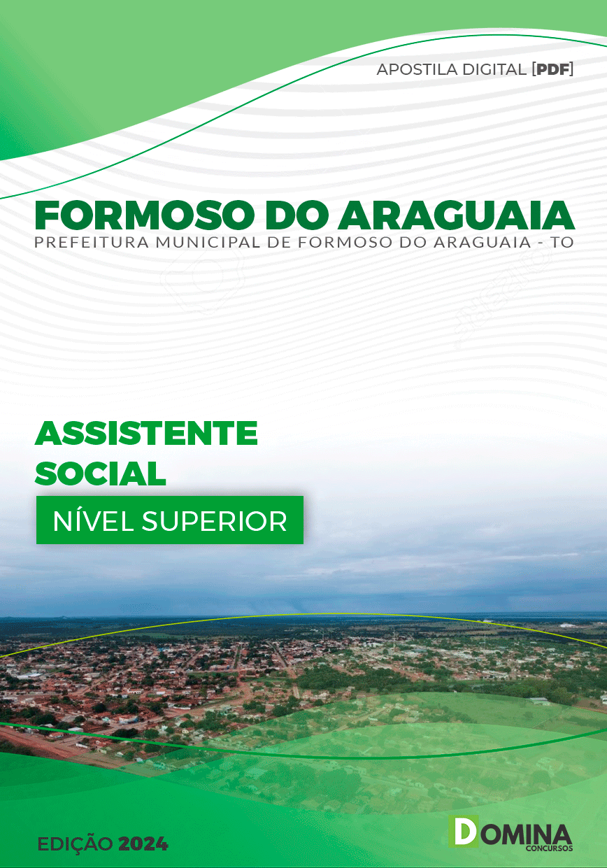 Apostila Pref Formoso do Araguaia TO 2024 Assistente Social