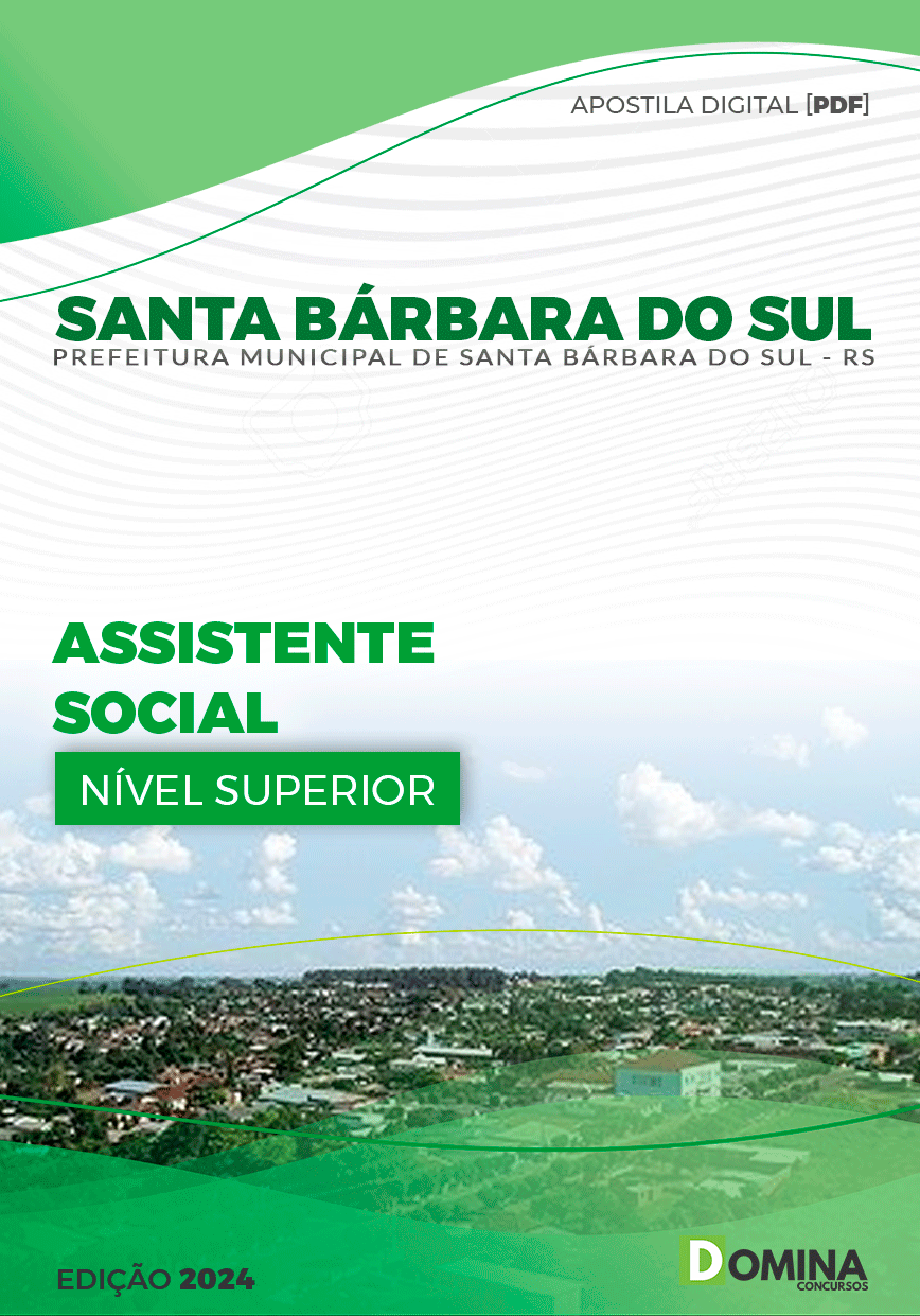 Pref Santa Bárbara do Sul RS 2024 Assistente Social