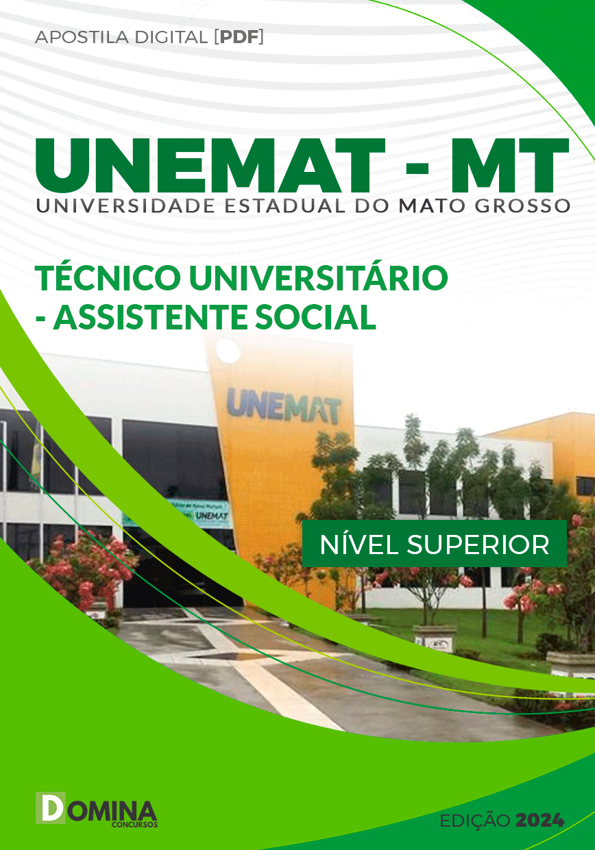 Apostila UNEMAT MT 2024 Técnico Universitário Assistente Social