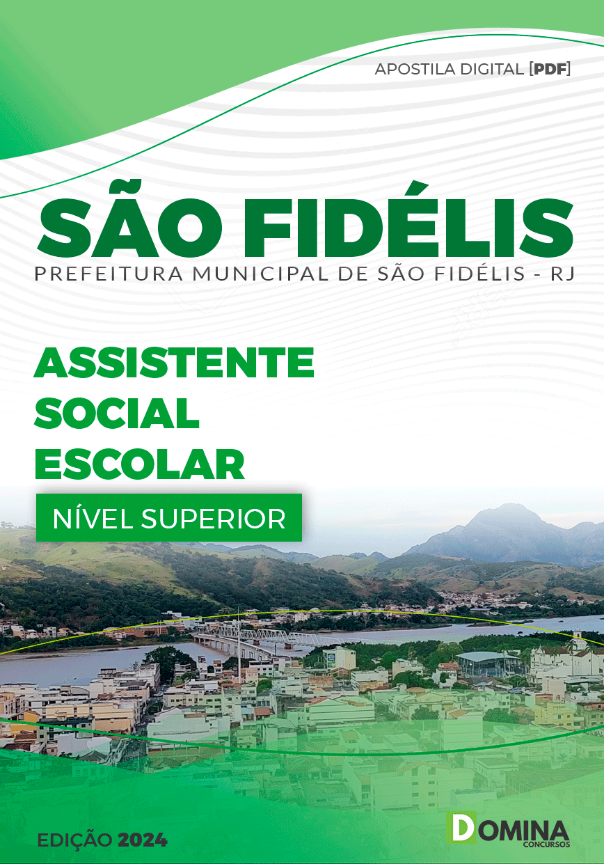 Apostila Pref São Fidélis RJ 2024 Assistente Social Escolar