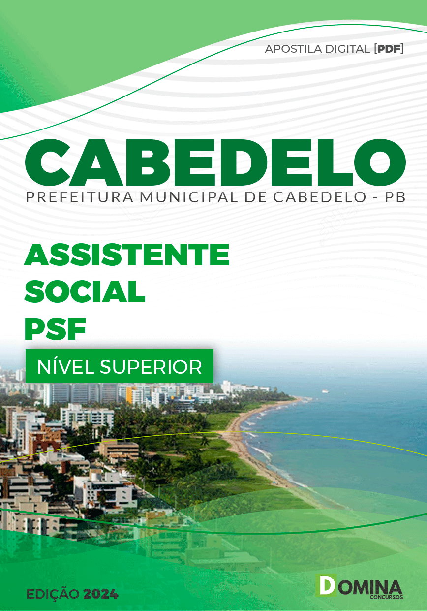 Apostila Pref Cabedelo PB 2024 Assistente Social PSF