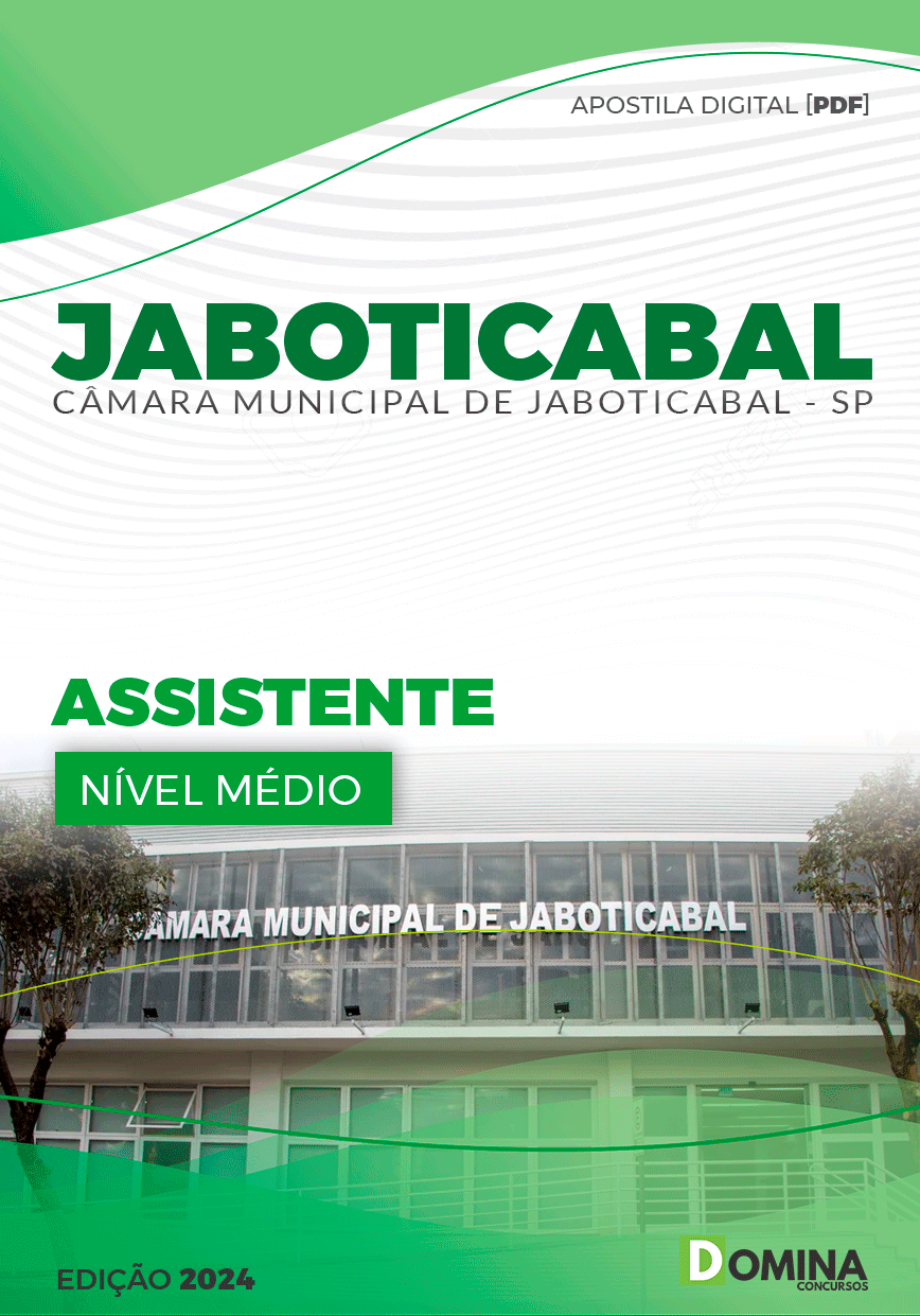 Apostila Câmara Jaboticabal SP 2024 Assistente