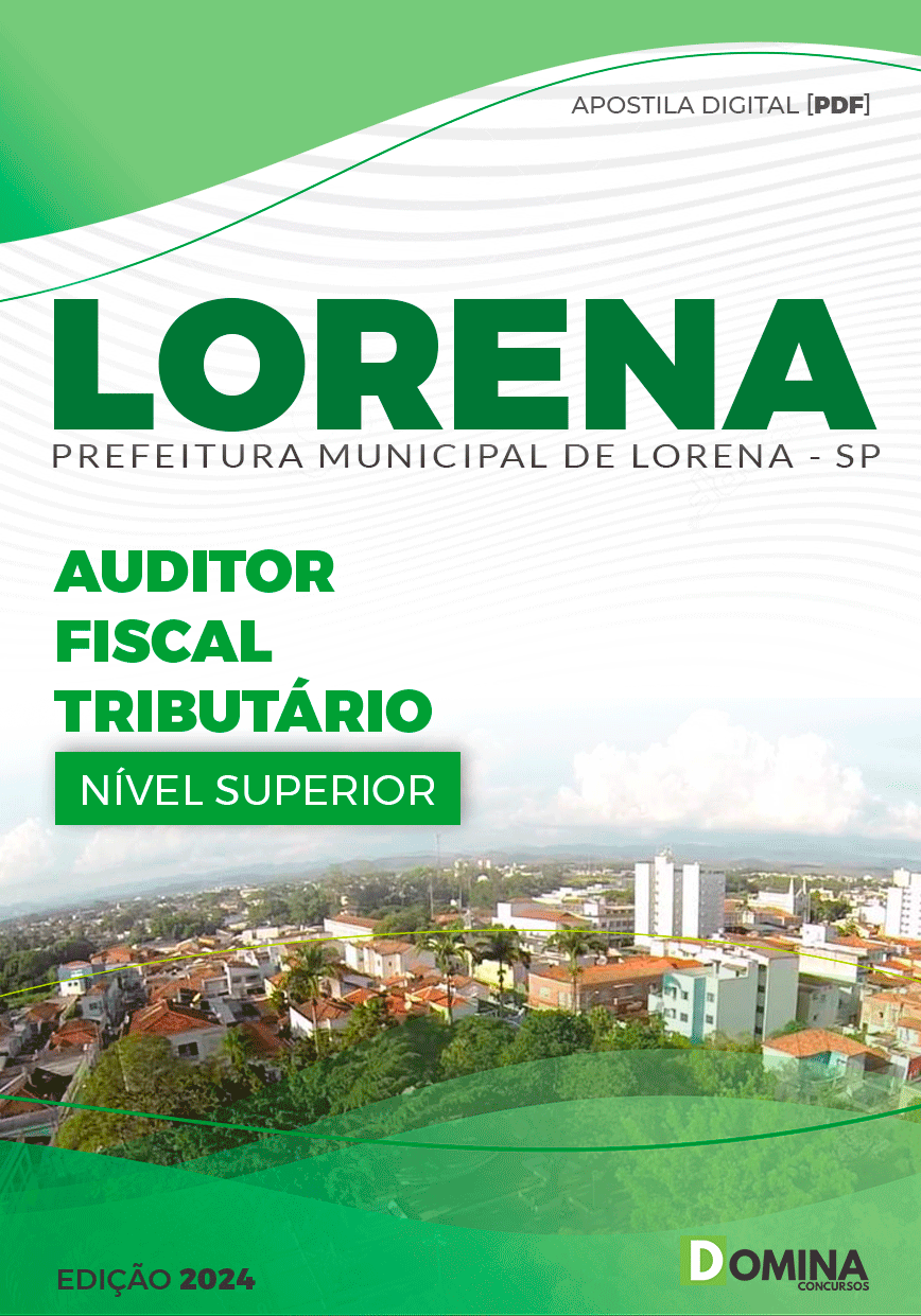 Apostila Pref Lorena SP 2024 Auditor Fiscal Tributário