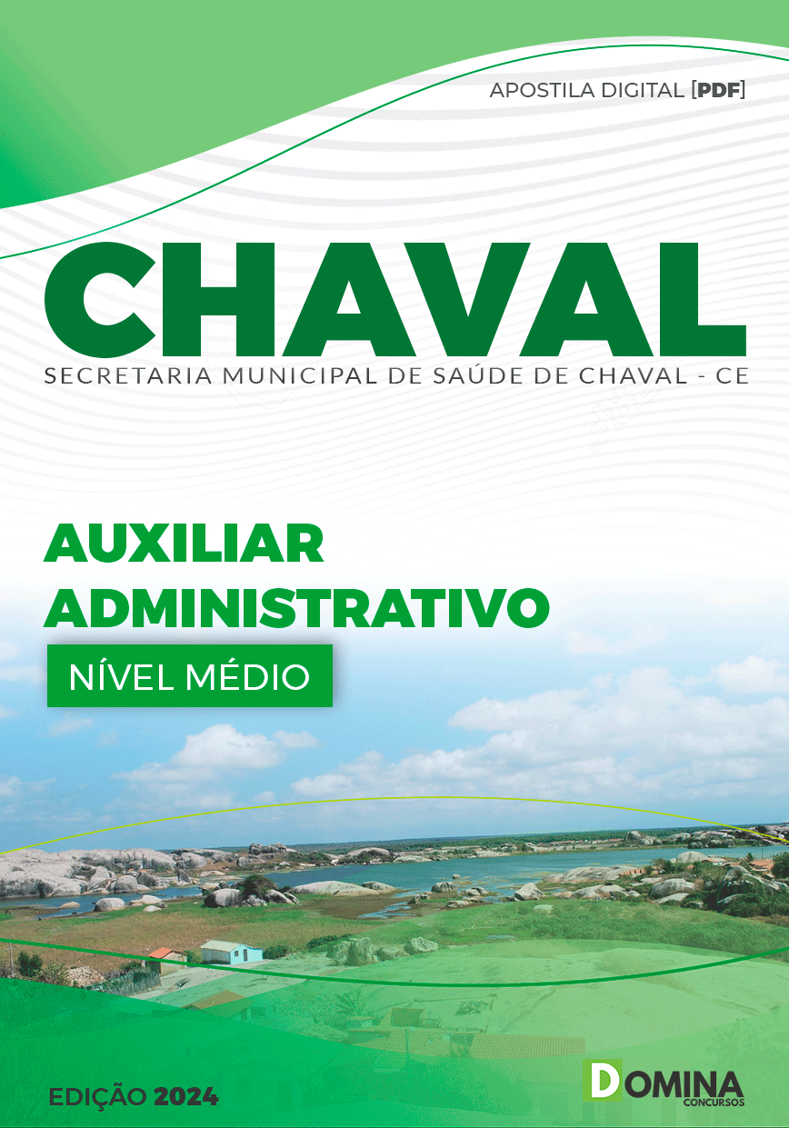 Apostila Concurso Pref Chaval CE 2024 Auxiliar Administrativo