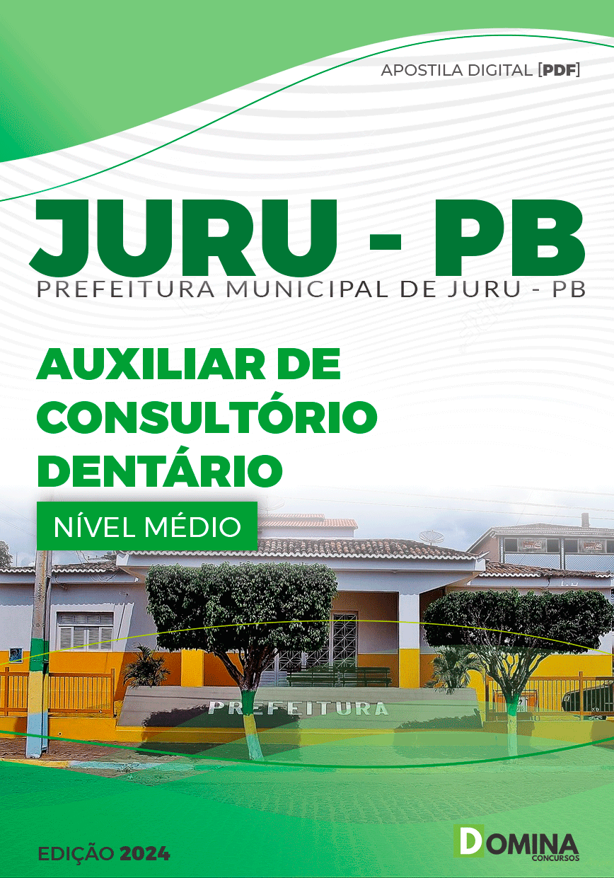 Apostila Concurso Pref Juru PB 2024 Agente Consultório Dentário